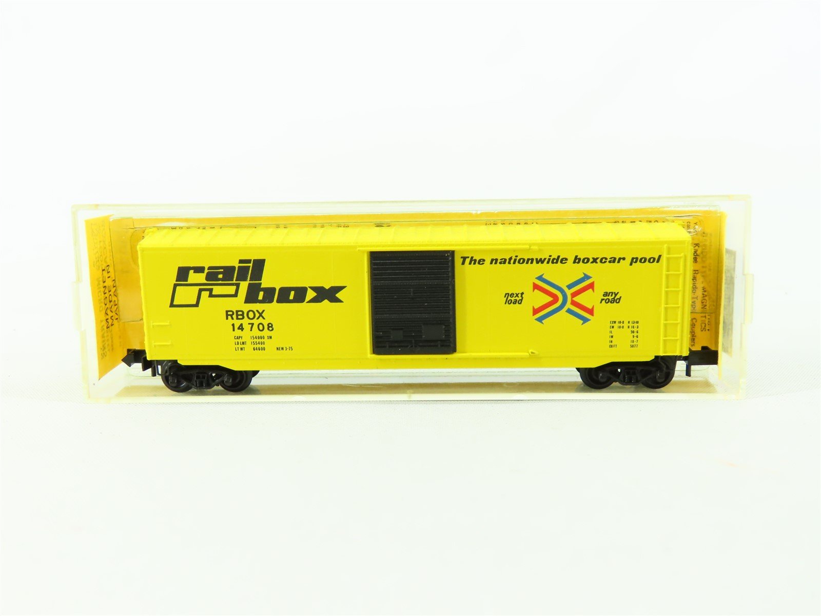 N Scale Micro-Trains MTL/Kadee 39021 RBOX Rail Box 50' Boxcar #14708