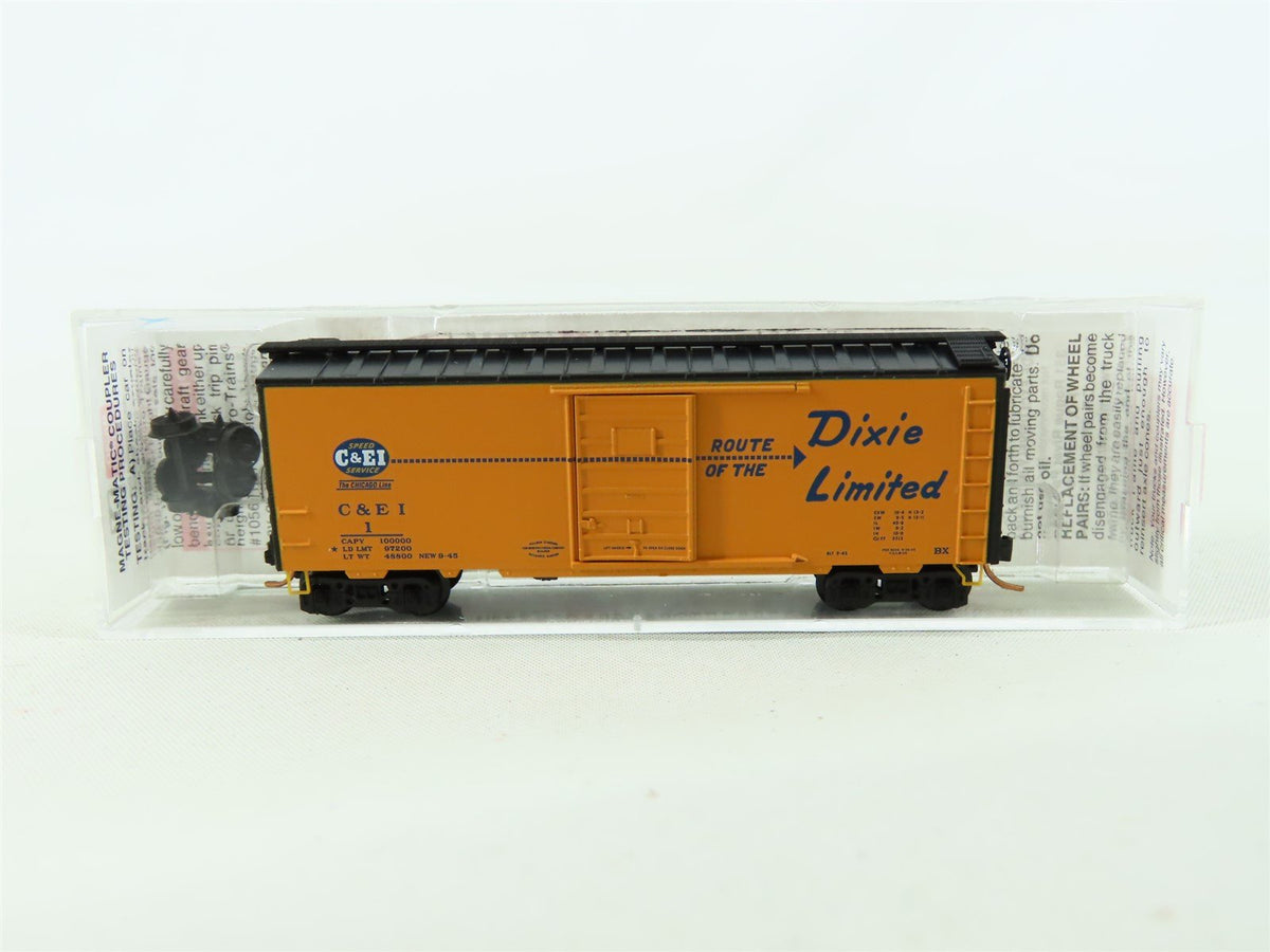 N Scale Micro-Trains MTL 20701 C&amp;EI Chicago &amp; Eastern Illinois 40&#39; Boxcar #1