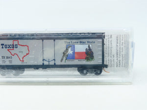 N Scale Micro-Trains MTL 21374 TX Texas State 40' Plug Door Box Car #1845 Sealed