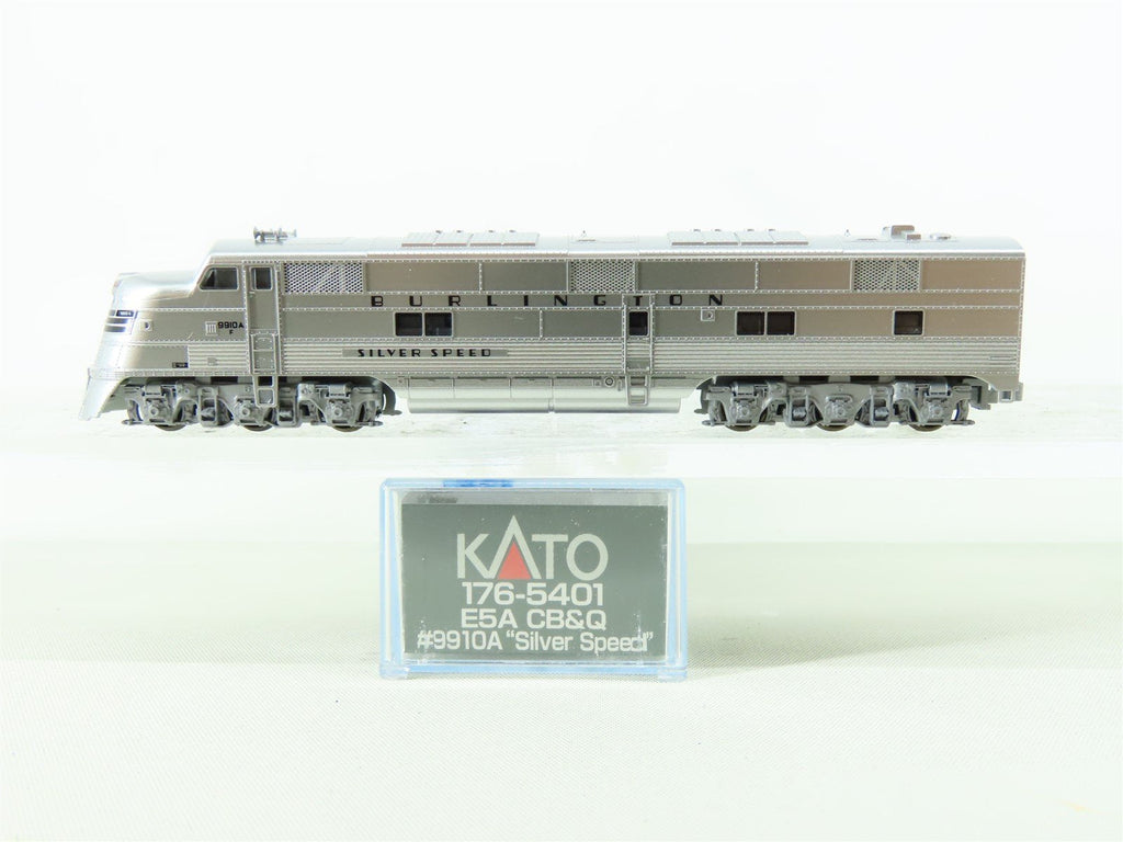 N Scale KATO 176-5401 CB&Q Burlington Route EMD E5A Diesel #9910A 