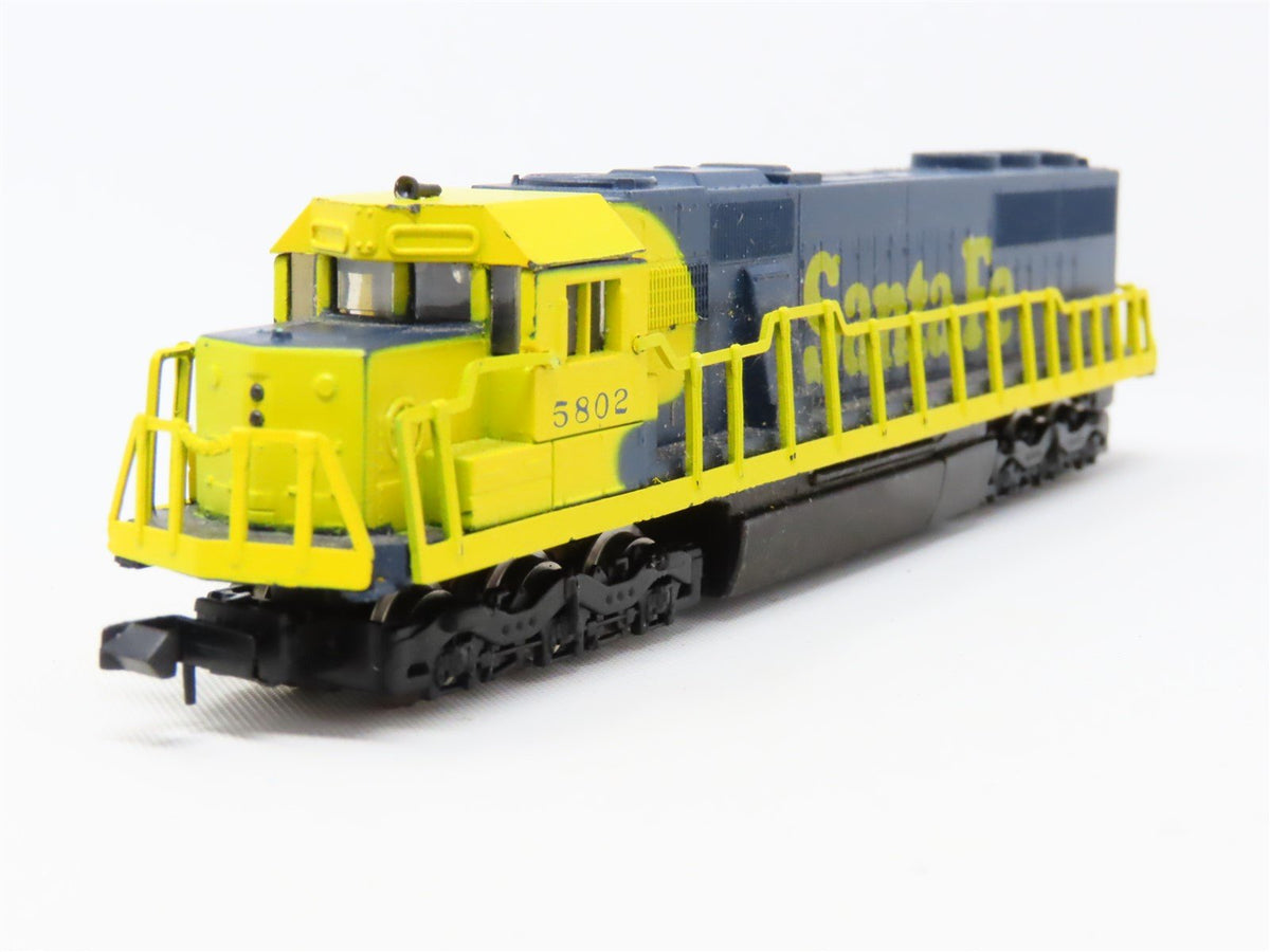 N Scale Con-Cor 0001-02655 ATSF Santa Fe SD50 Diesel Locomotive #5802