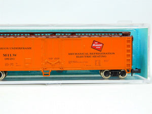 N Scale Atlas 3663 MILW Milwaukee Road 50' Mechanical Reefer #9620