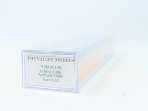 N Fox Valley Models FVM #40109 PGE Pacific Great Eastern Bunk Coach Passenger