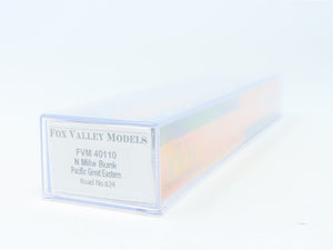 N Fox Valley Models FVM #40110 PGE Pacific Great Eastern Bunk Coach Passenger