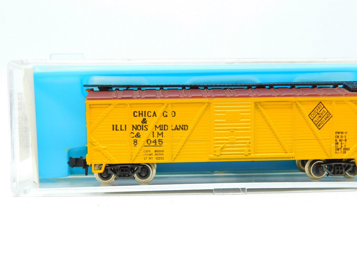 N Scale Atlas 2365 C&amp;IM Chicago &amp; Illinois Midland Wood Box Car #8045