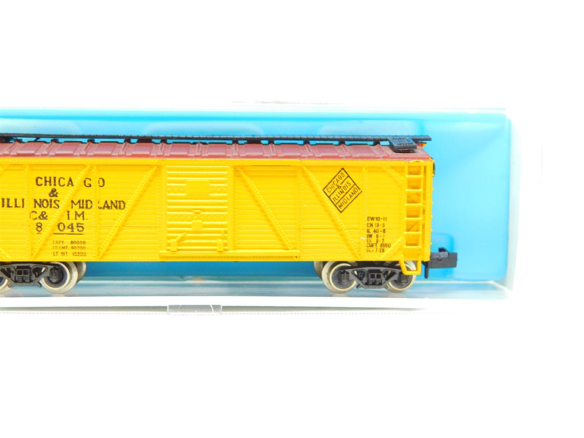 N Scale Atlas 2365 C&amp;IM Chicago &amp; Illinois Midland Wood Box Car #8045