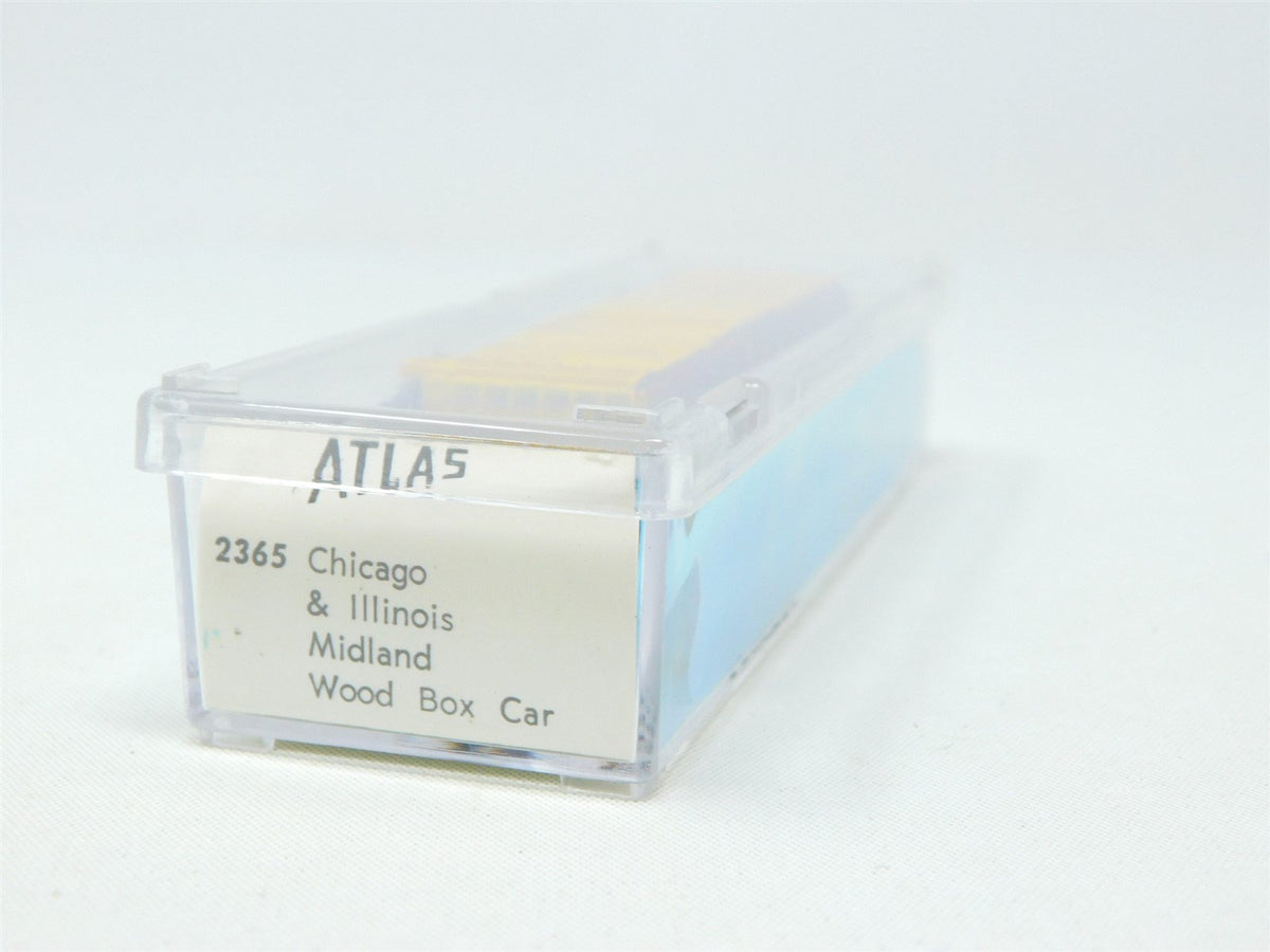 N Scale Atlas 2365 C&amp;IM Chicago &amp; Illinois Midland Wood Box Car #8045