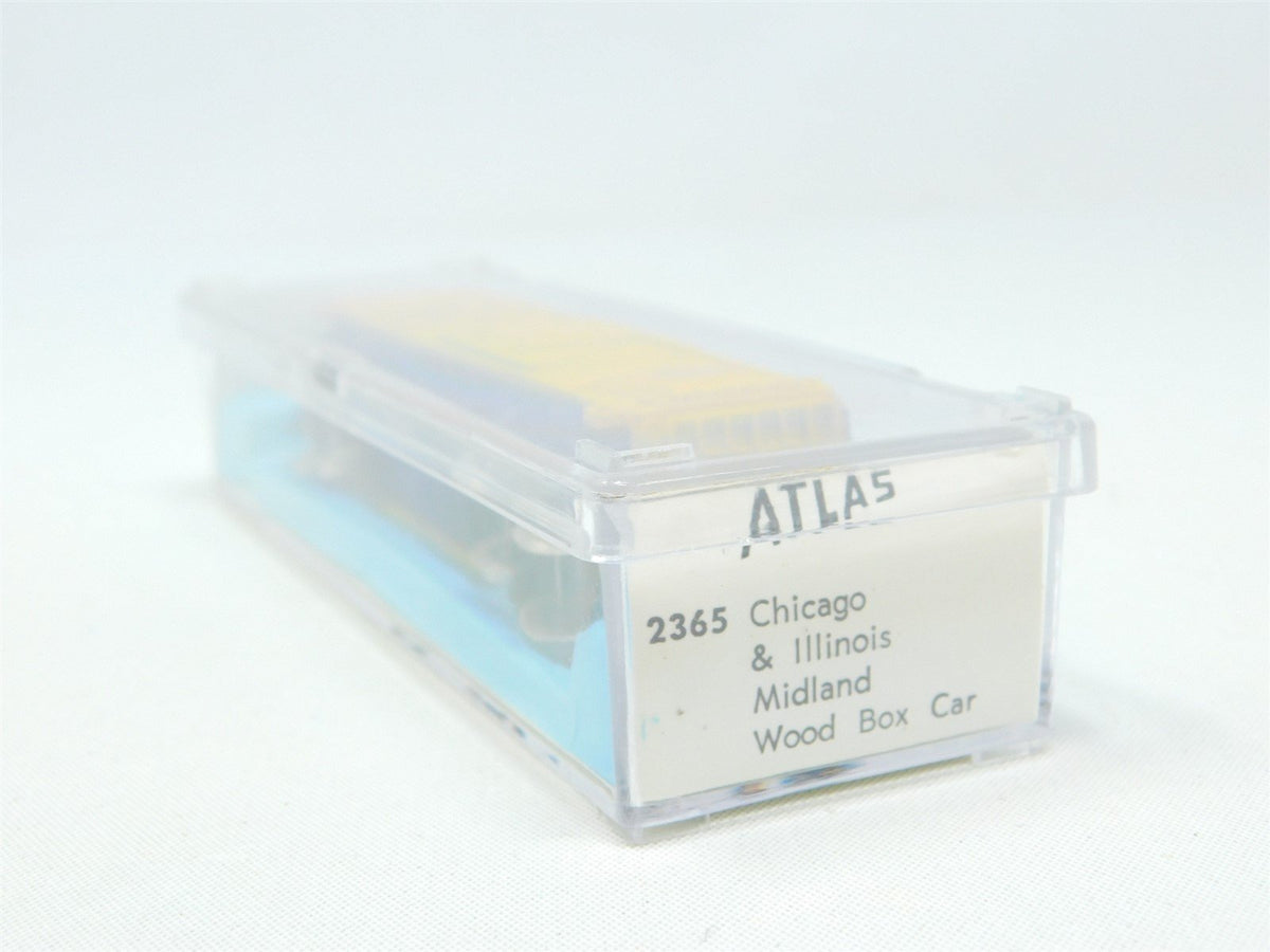 N Scale Atlas 2365 C&amp;IM Chicago &amp; Illinois Midland Wood Box Car #8045