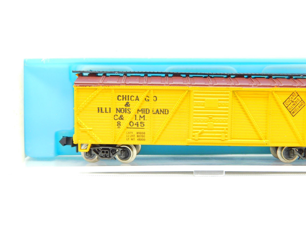 N Scale Atlas 2365 C&amp;IM Chicago &amp; Illinois Midland Wood Box Car #8045