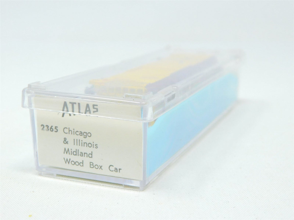 N Scale Atlas 2365 C&amp;IM Chicago &amp; Illinois Midland Wood Box Car #8045