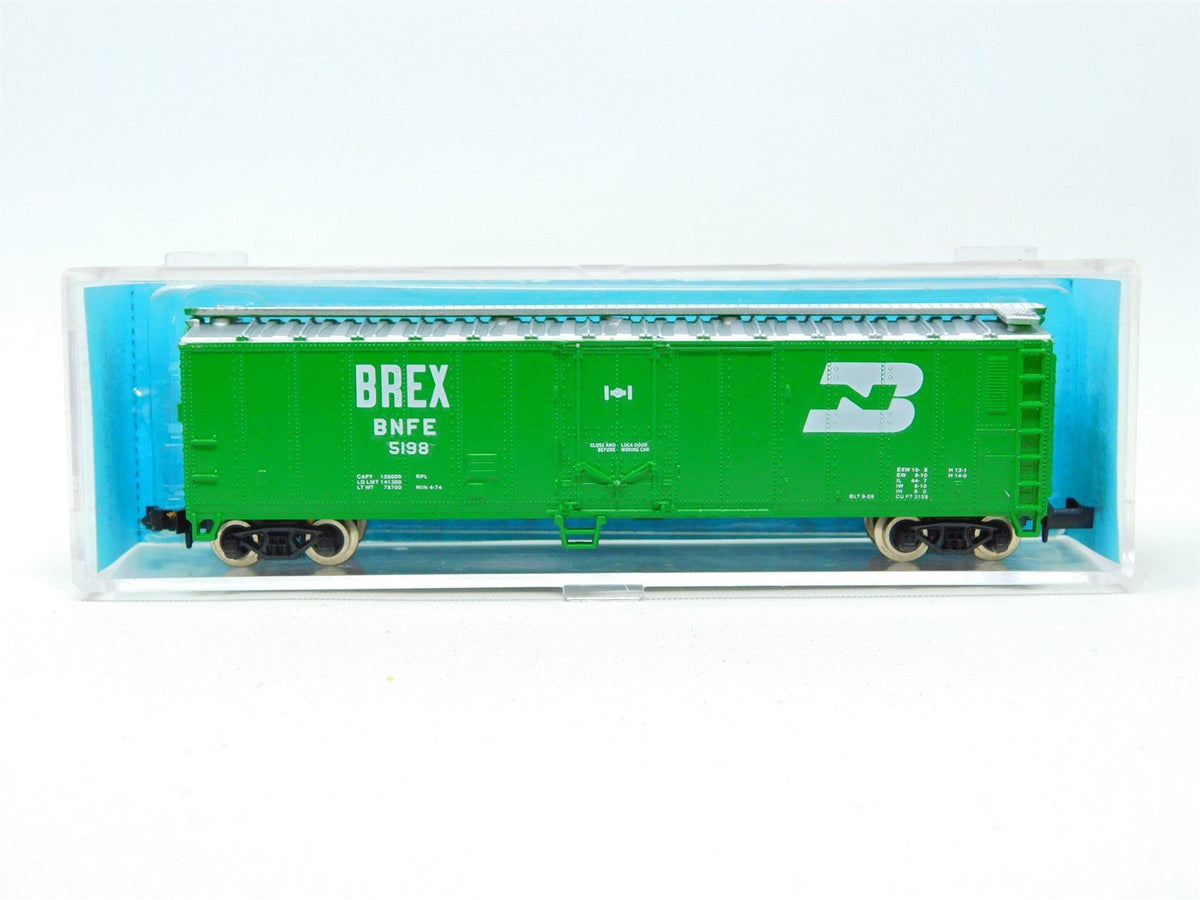 N Scale Atlas 3653 BREX BNFE Burlington Northern 50&#39; Mechanical Reefer #5198