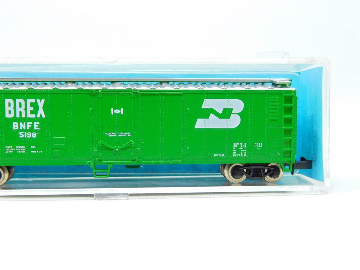 N Scale Atlas 3653 BREX BNFE Burlington Northern 50&#39; Mechanical Reefer #5198