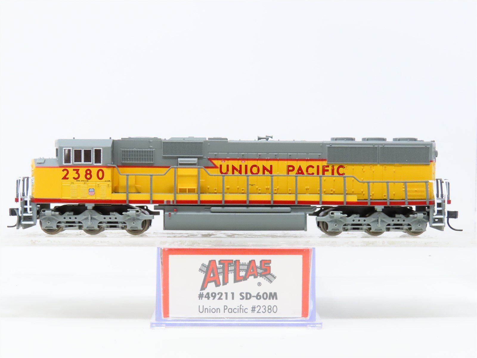 N Scale Atlas 49211 UP Union Pacific SD60M Diesel Locomotive #2380