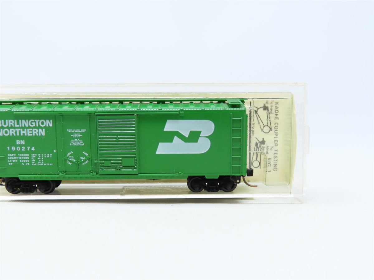 N Scale Kadee Micro-Trains MTL 22010 BN Burlington Northern 40&#39; Box Car #190274