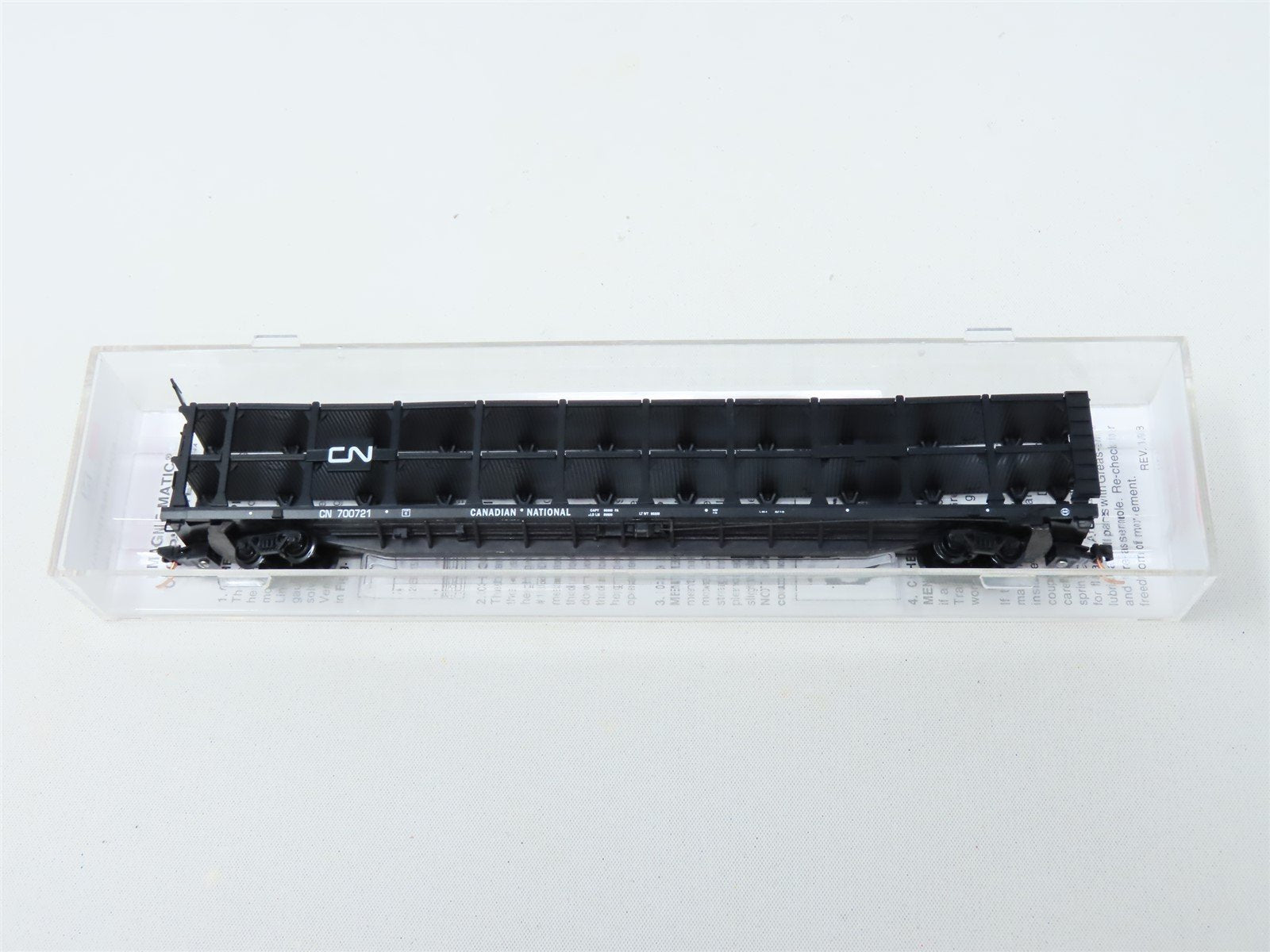N Scale Micro-Trains MTL 112020 CN Canadian National 89' Open Auto Rack #700721