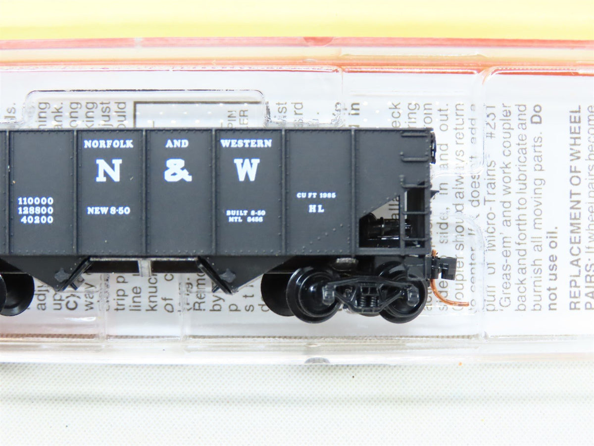 N Micro-Trains MTL #3456 NSC 05-38 Lowell Post War Memory N&amp;W 2-Bay Open Hopper