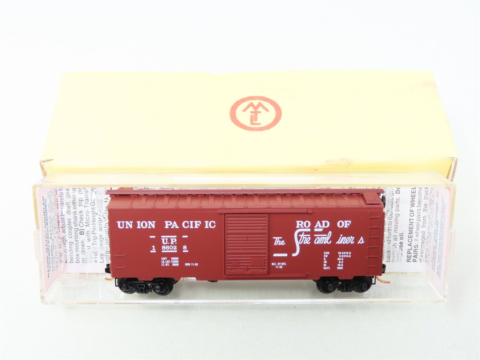 Micro-Trans Line Model Train Storage Boxes, Unused Box Train Size