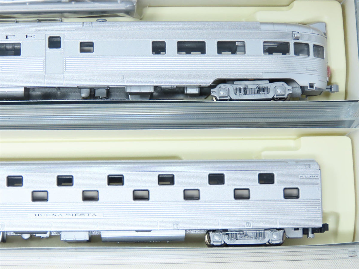 N Scale Kato #106-1502 ATSF Santa Fe 4-Car Corrugated Passenger Set A