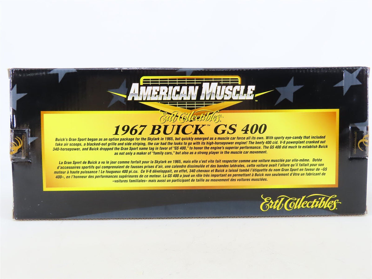 1:18 Scale Ertl American Muscle #36673 Gun Metal Gray 1967 Buick GS 400 - SEALED