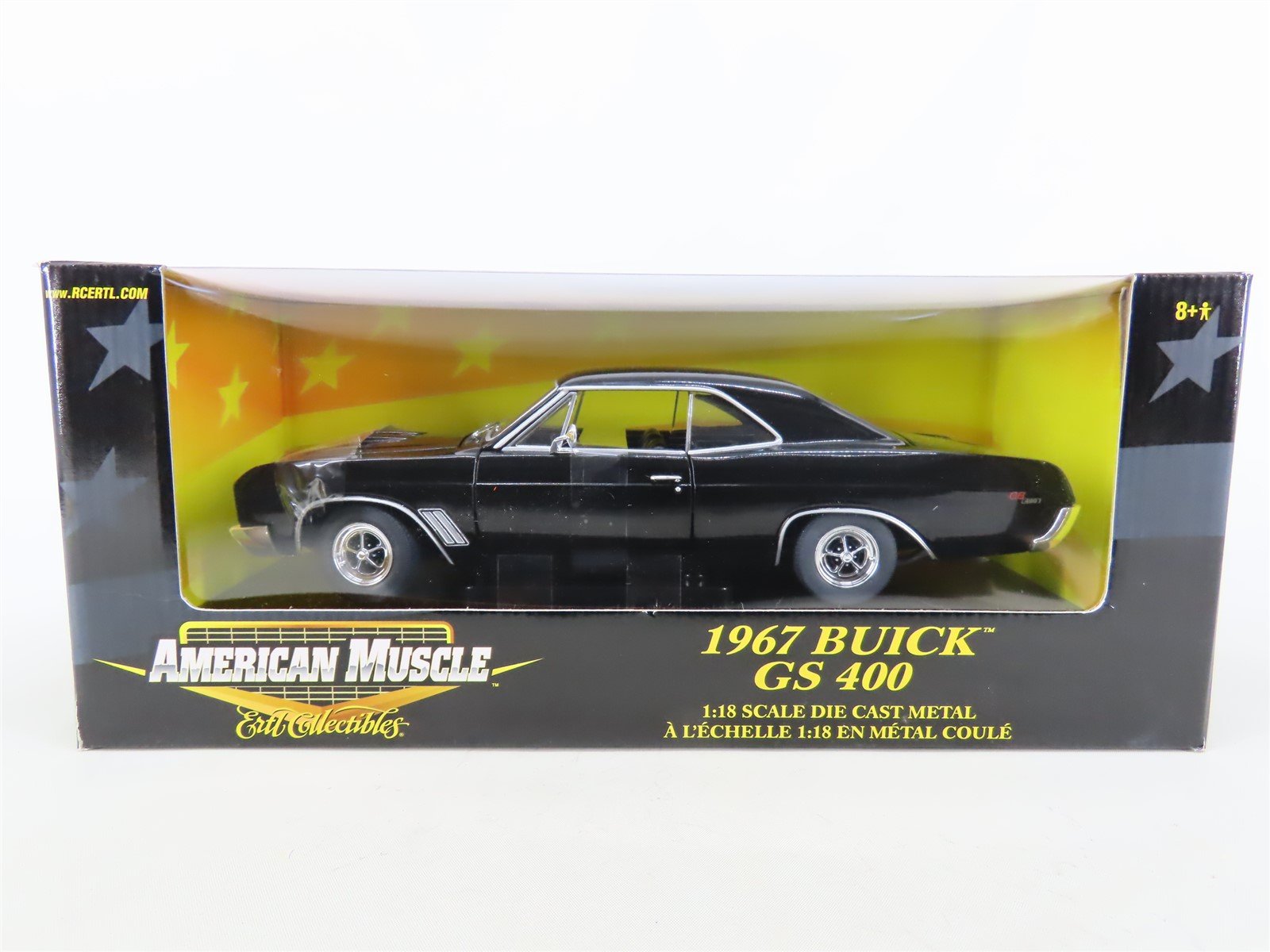 1:18 Scale Ertl American Muscle #36673 Black 1967 Buick GS 400 - SEALED