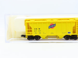 N Scale Atlas 3159 CNW Chicago North Western 2-Bay Covered Hopper #4121