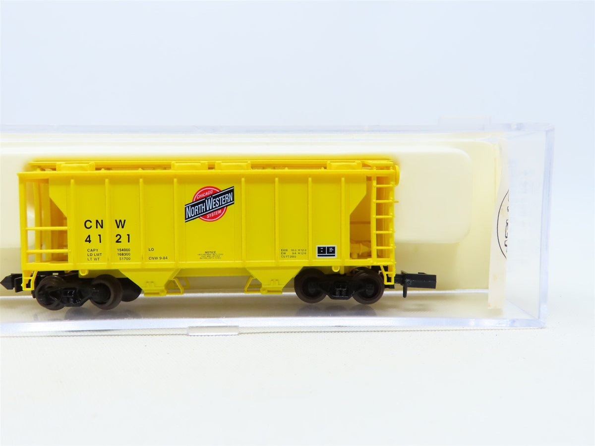 N Scale Atlas 3159 CNW Chicago North Western 2-Bay Covered Hopper #4121