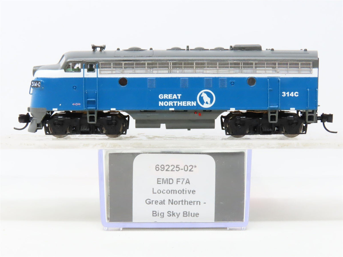 N Scale Intermountain 69225-02 GN Great Northern &quot;Big Sky Blue&quot; F7A Diesel #314C