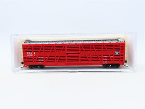 N Scale Atlas Trainman 35430A CB&Q Burlington Route 50' Stock Car #50561