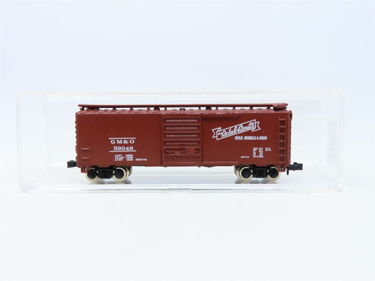 N Scale Atlas GM&amp;O Gulf Mobile &amp; Ohio 40&#39; Single Door Box Car #59048