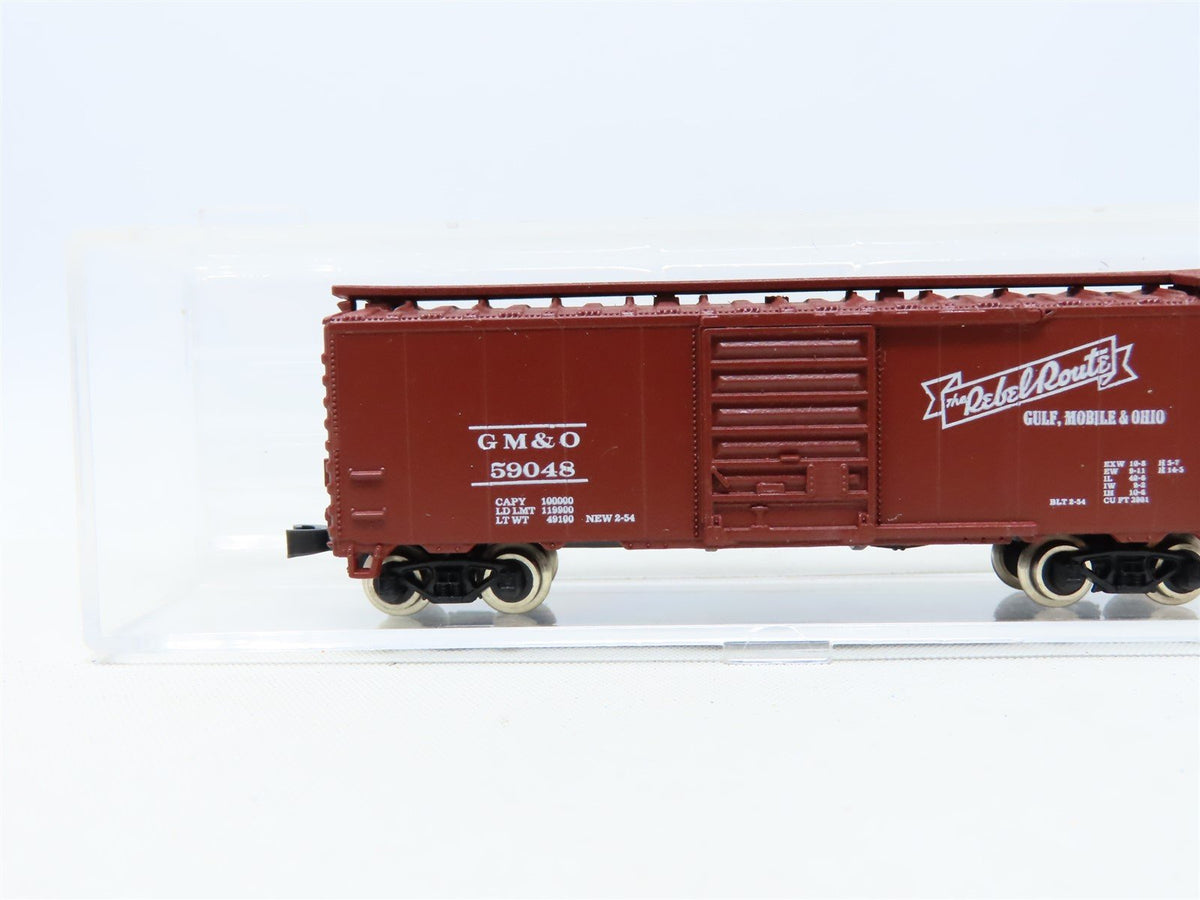 N Scale Atlas GM&amp;O Gulf Mobile &amp; Ohio 40&#39; Single Door Box Car #59048