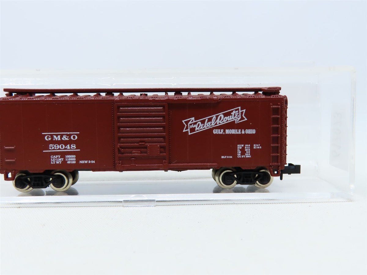 N Scale Atlas GM&amp;O Gulf Mobile &amp; Ohio 40&#39; Single Door Box Car #59048