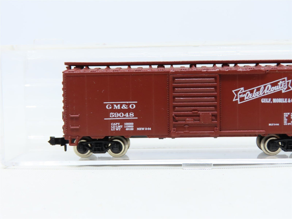 N Scale Atlas GM&amp;O Gulf Mobile &amp; Ohio 40&#39; Single Door Box Car #59048