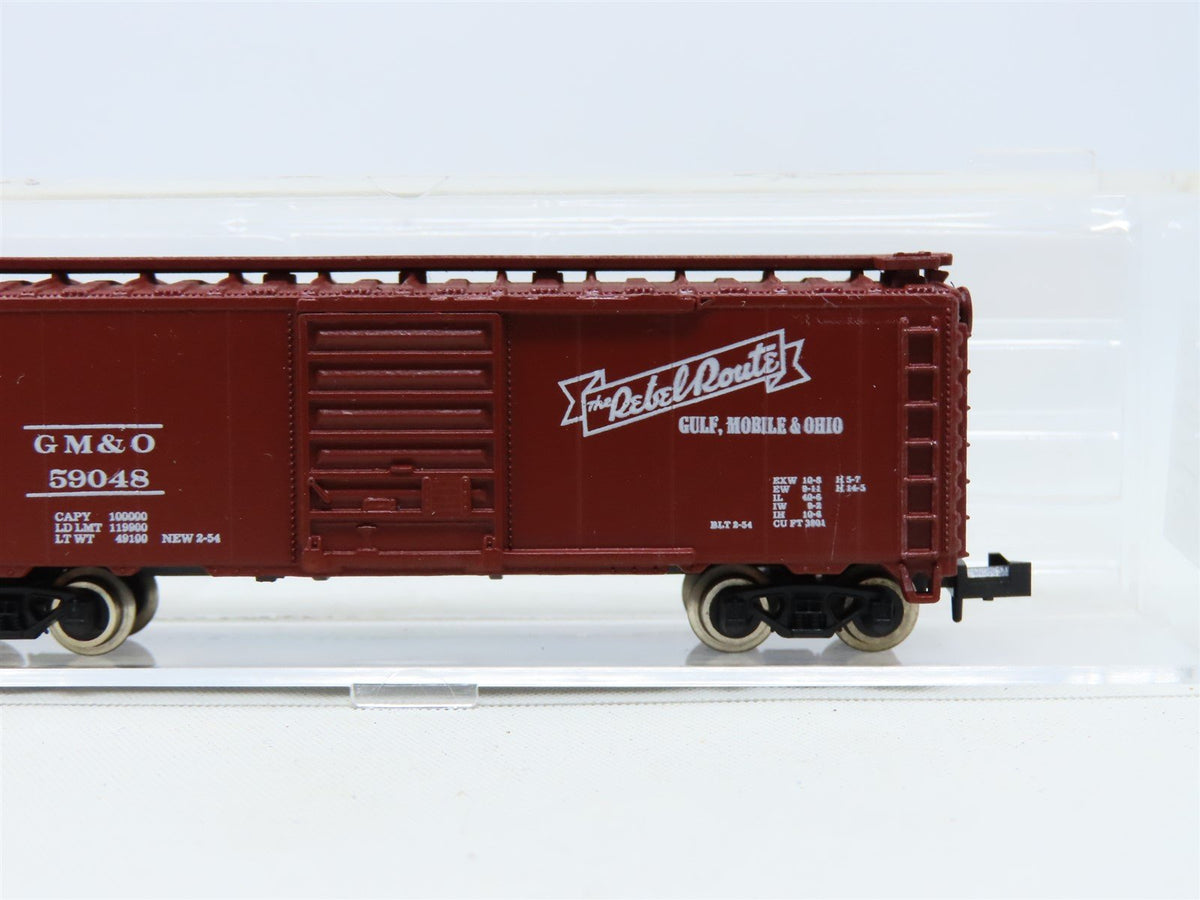 N Scale Atlas GM&amp;O Gulf Mobile &amp; Ohio 40&#39; Single Door Box Car #59048