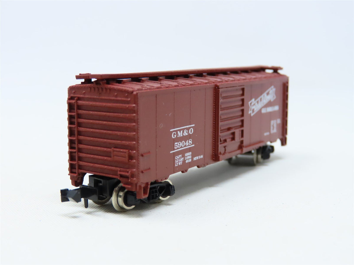 N Scale Atlas GM&amp;O Gulf Mobile &amp; Ohio 40&#39; Single Door Box Car #59048