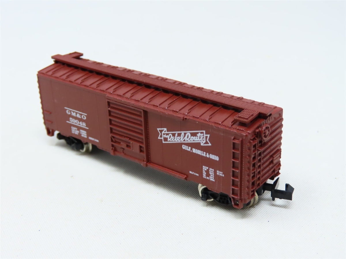 N Scale Atlas GM&amp;O Gulf Mobile &amp; Ohio 40&#39; Single Door Box Car #59048