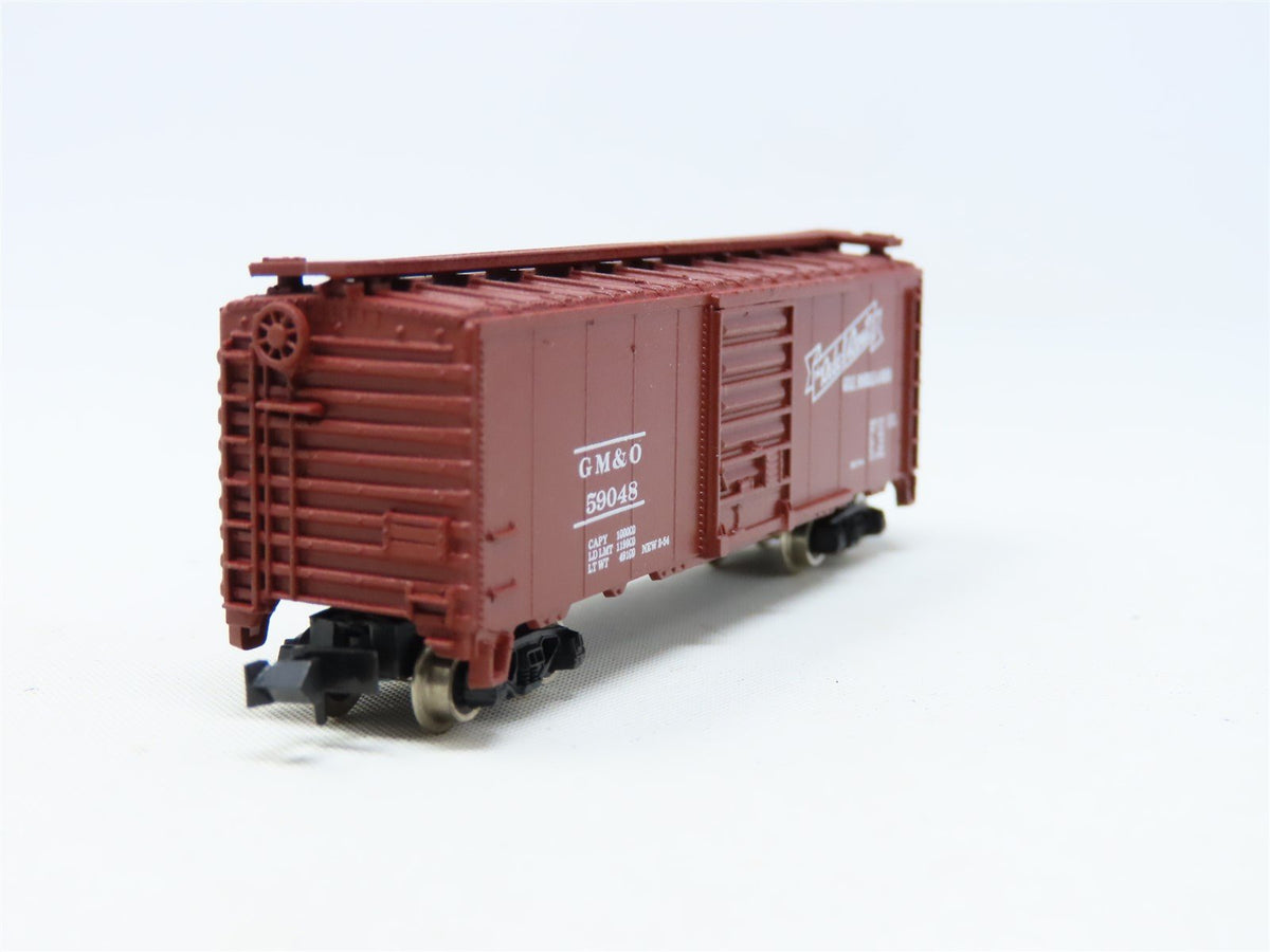 N Scale Atlas GM&amp;O Gulf Mobile &amp; Ohio 40&#39; Single Door Box Car #59048