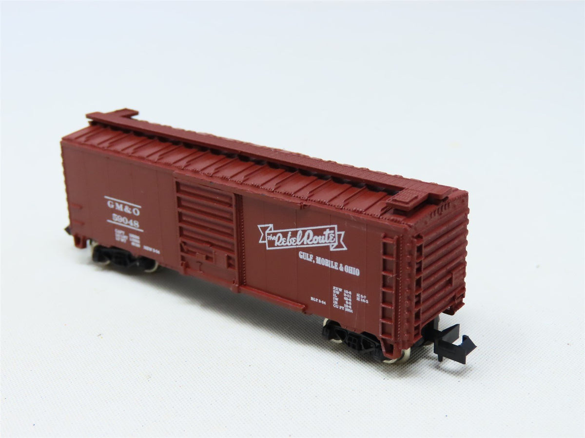 N Scale Atlas GM&amp;O Gulf Mobile &amp; Ohio 40&#39; Single Door Box Car #59048