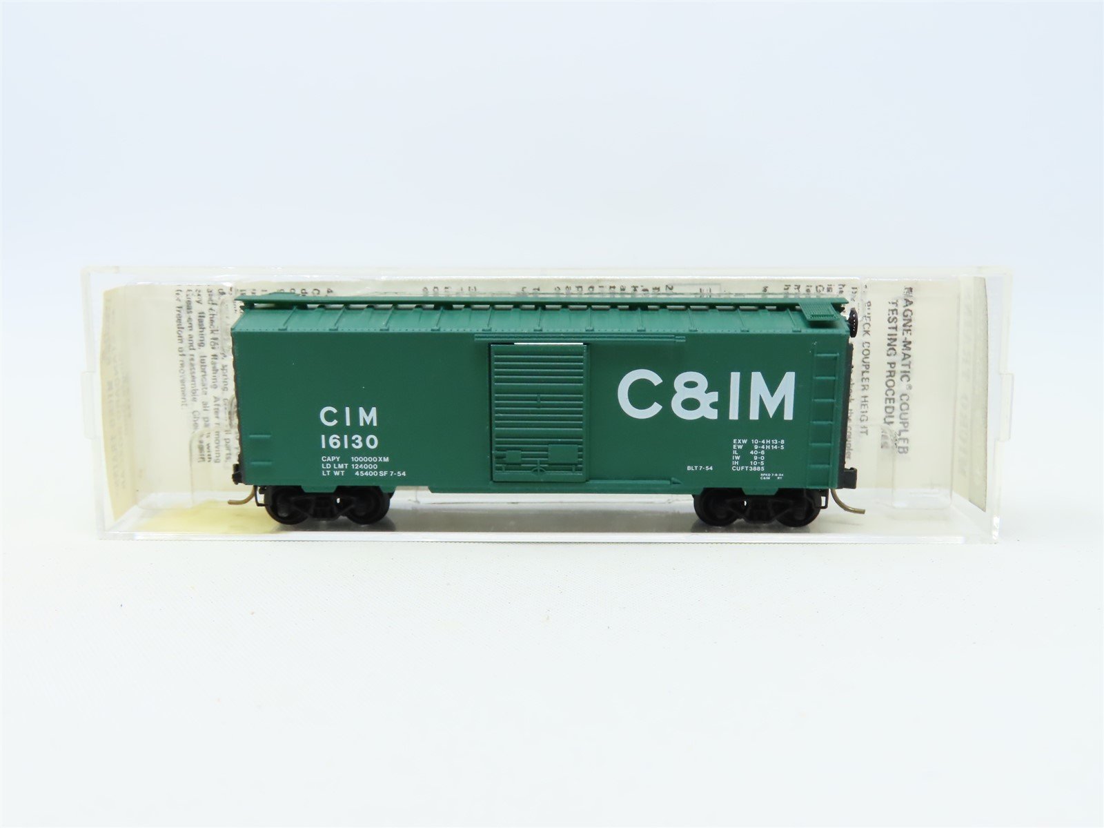 N Kadee Micro-Trains MTL 20790 C&IM Chicago & Illinois Midland Box Car #16130