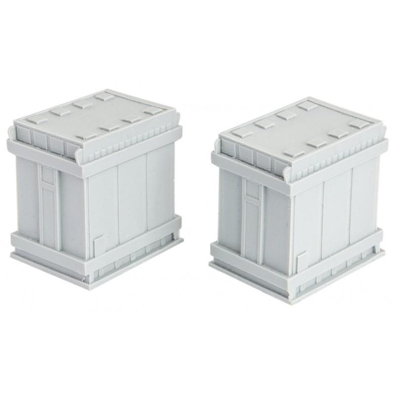 N 1/160 Scale Micro-Trains MTL 49943817 Unlettered Gray Transformer Load 2-Pack