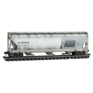 N Scale Micro-Trains MTL 98305061 Conrail/ex-PC 3-Bay Hopper Set 2-Pk Weathered