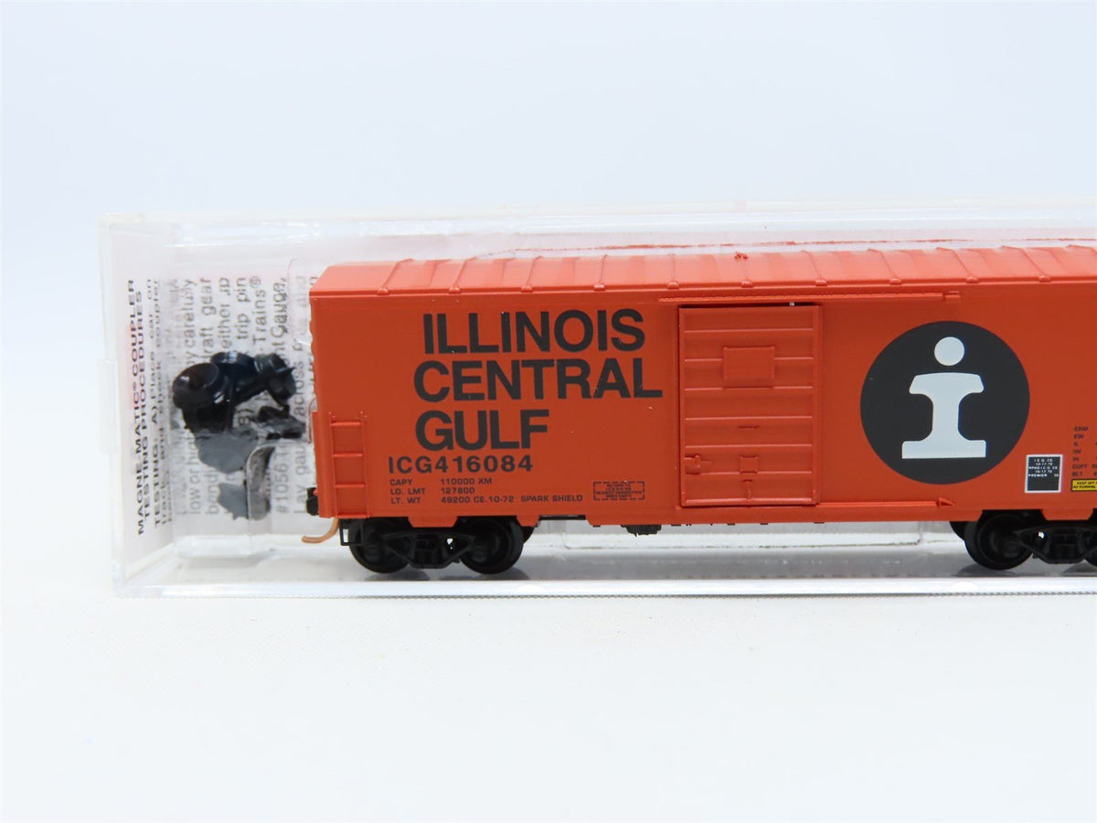 N Scale Micro-Trains MTL 24070 ICG Illinois Central Gulf 40&#39; Box Car #416084