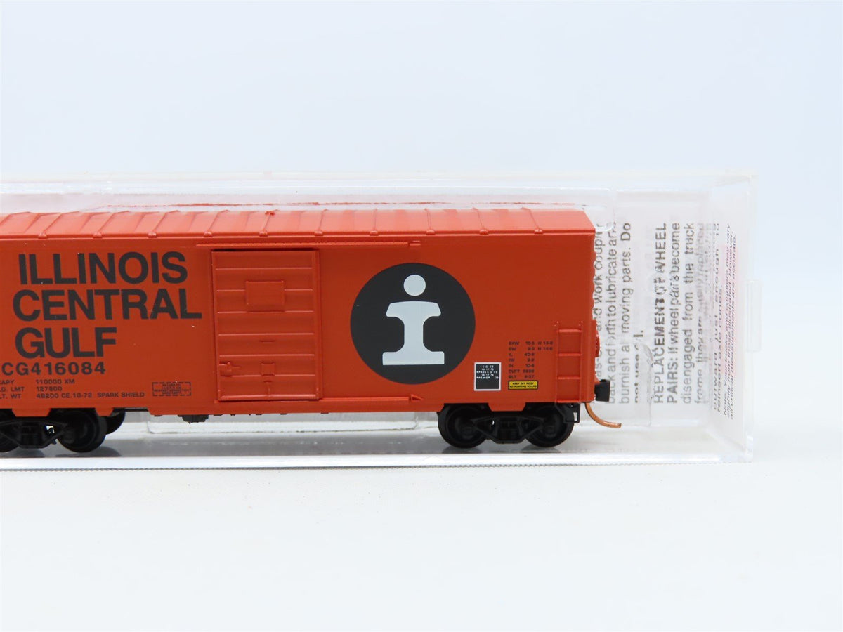 N Scale Micro-Trains MTL 24070 ICG Illinois Central Gulf 40&#39; Box Car #416084