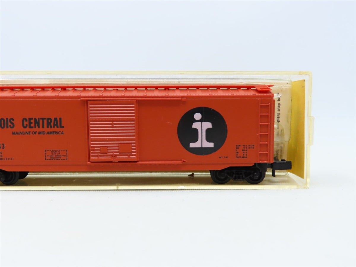 N Scale Kadee Micro-Trains MTL 31031 IC Illinois Central 50&#39; Box Car #523583