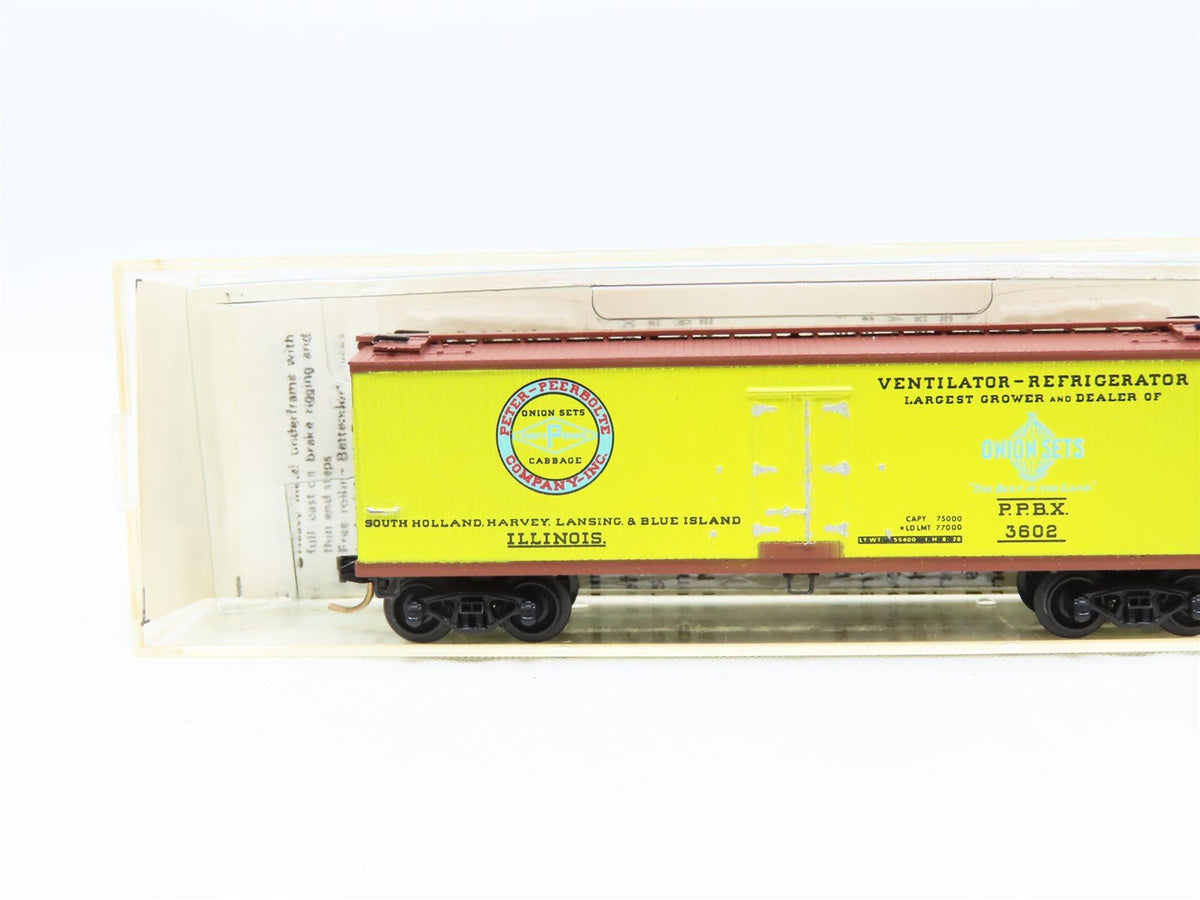 N Scale Kadee Micro-Trains MTL 47040 PPBX Peerbolte Onion Sets 40&#39; Reefer #3602