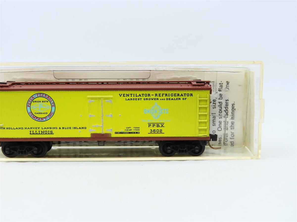 N Scale Kadee Micro-Trains MTL 47040 PPBX Peerbolte Onion Sets 40&#39; Reefer #3602