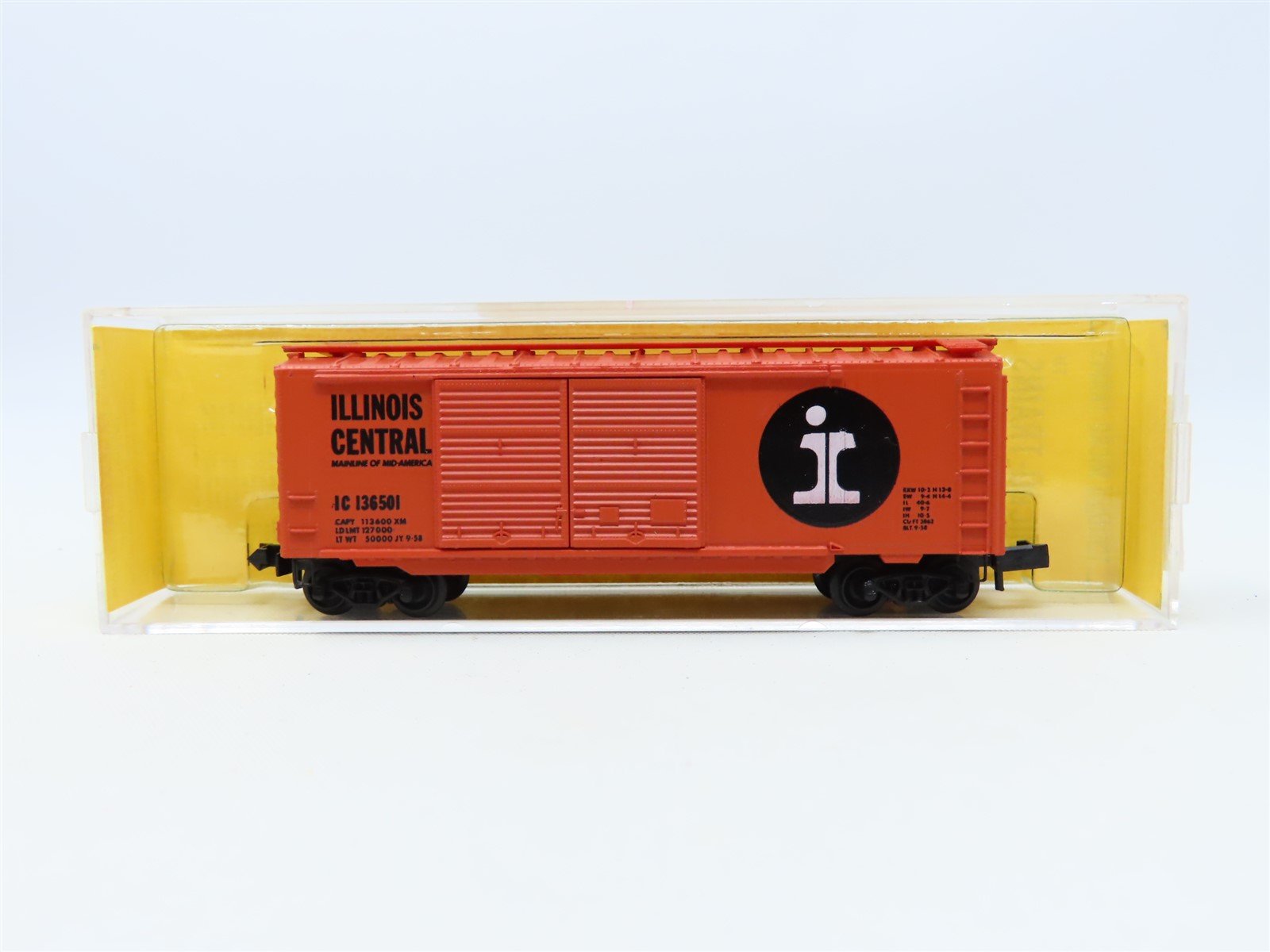 N Kadee Micro-Trains MTL 23398 IC Illinois Central Box Car #136501 - Blue Label