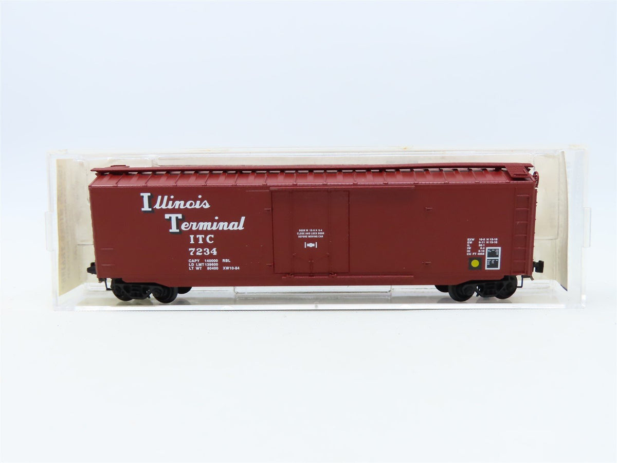 N Scale Kadee Micro-Trains MTL 32270 ITC Illinois Terminal 50&#39; Box Car #7234