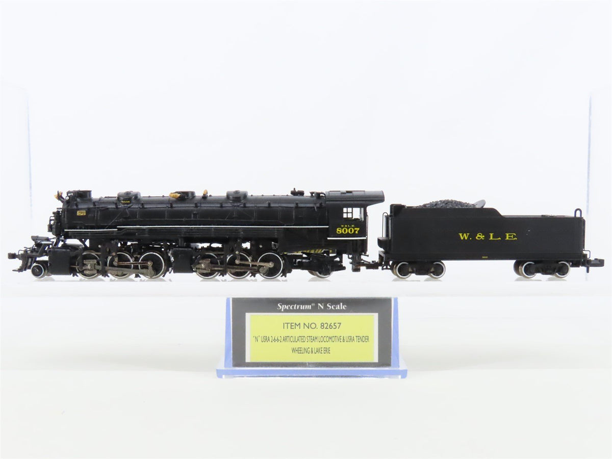 N Scale Bachmann Spectrum 82657 W&amp;LE 2-6-6-2 Articulated Mallet Steam #8007