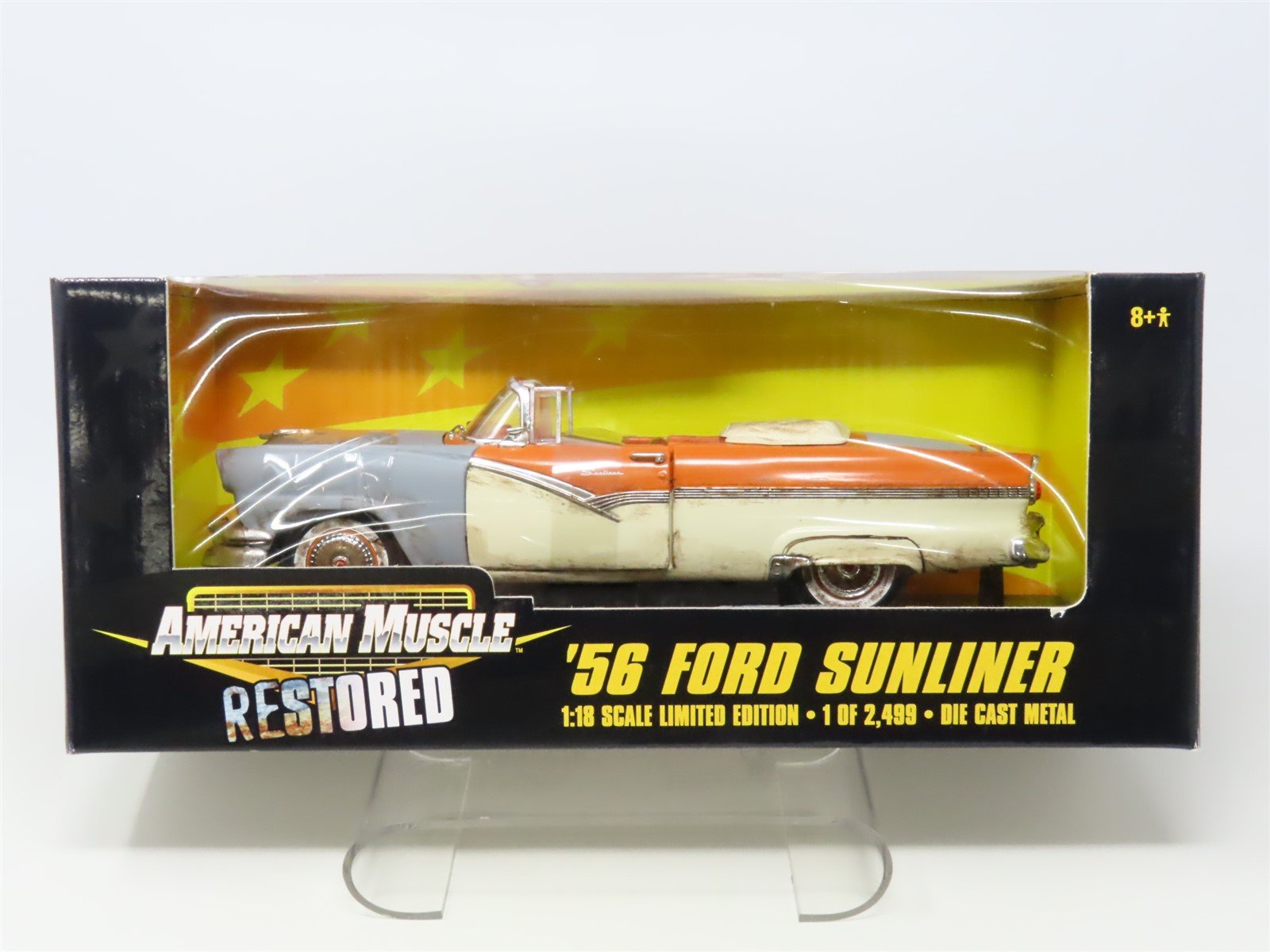 1:18 Scale ERTL American Muscle Restored Limited Edition 36398 '56 Ford Sunliner