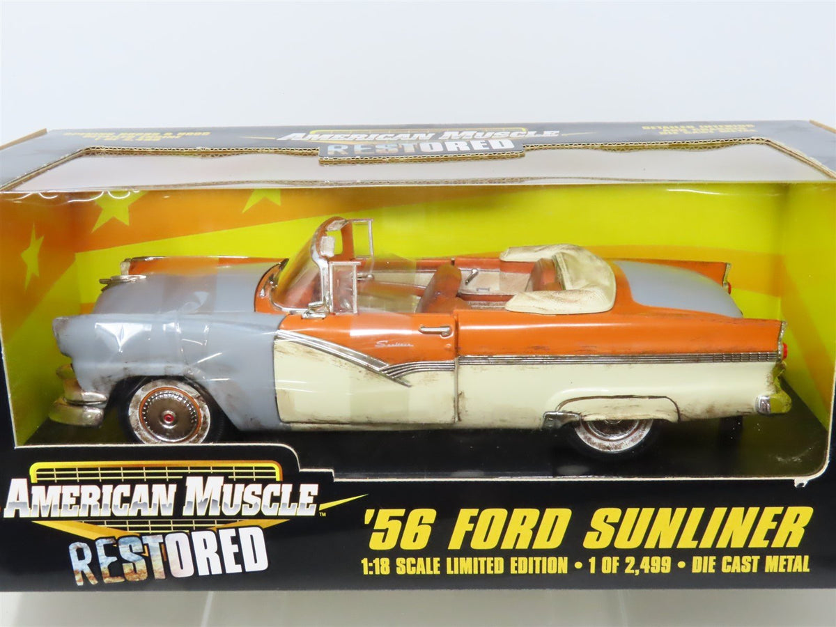 1:18 Scale ERTL American Muscle Restored Limited Edition 36398 &#39;56 Ford Sunliner